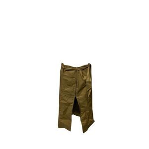Vetements Belted Asymmetric Skirt in Brown Cotton